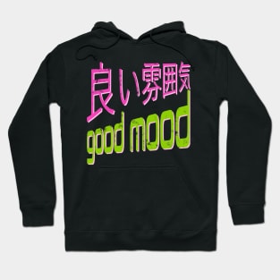 Japanese Streetwear Retro Vibes Aesthetic Kanji Characters 666 Hoodie